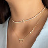 Pave Chai Necklace - Peace Love Light Shop