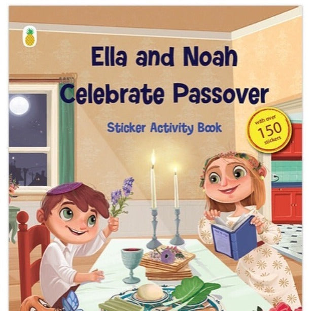 Ella and Noah Celebrate Passover: Sticker Activity Book - Peace Love Light Shop