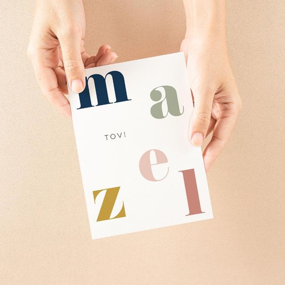 Mazel Tov Cards- Peace Love Light Shop