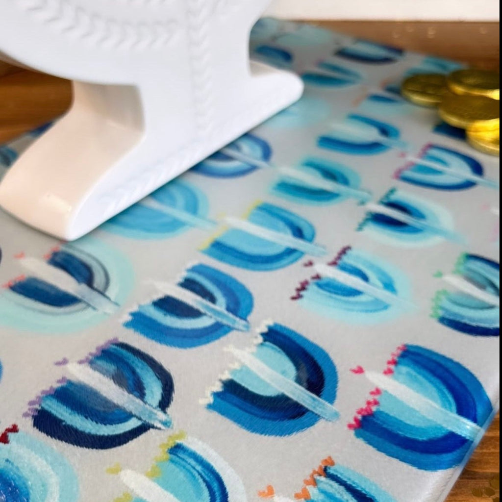 menorah drip tray- Peace Love Light/Arielle Zorger Designs