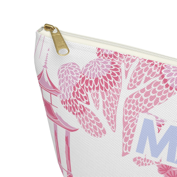Mahjong Tile Bag, Chinoiserie Pink, Gifts- Peace Love Light Shop