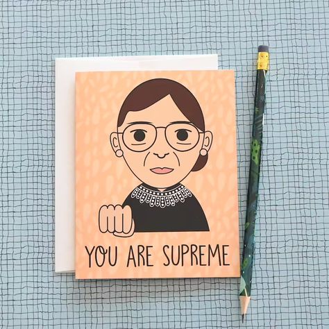 RBG You are Supreme Greeting Card- Peace Love Light Shop