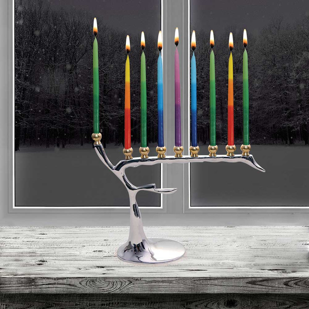 Menorahs/Drip Trays Peace Love Light Shop
