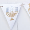 Hanukkah Decoration, Signs of the Season Burlap Banner - Peace Love Light Shop