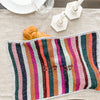 Modern challah cover, stripe, fall colors- Peace Love Light Shop