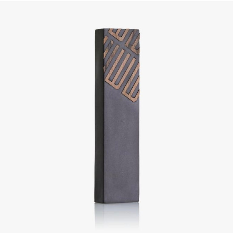 Modern mezuzah, made in Israel.  Peace Love Light Shop.