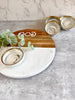 Modern Marble, Wood Seder Plate- Peace Love Light Shop
