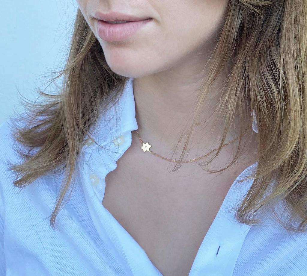 Star of David Necklace Classic - Peace Love Light Shop