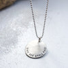 This Too Shall Pass English, Sterling Silver, Hebrew/English Necklace, Inspirational Gift - Peace Love Light Shop