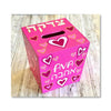 Personalized modern tzedakah box, Multiple Designs Available- Peace Love Light Shop