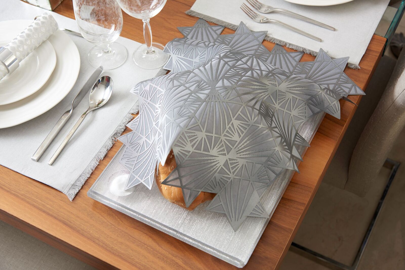 Modern Star of David Challah Cover - Peace Love Light Shop