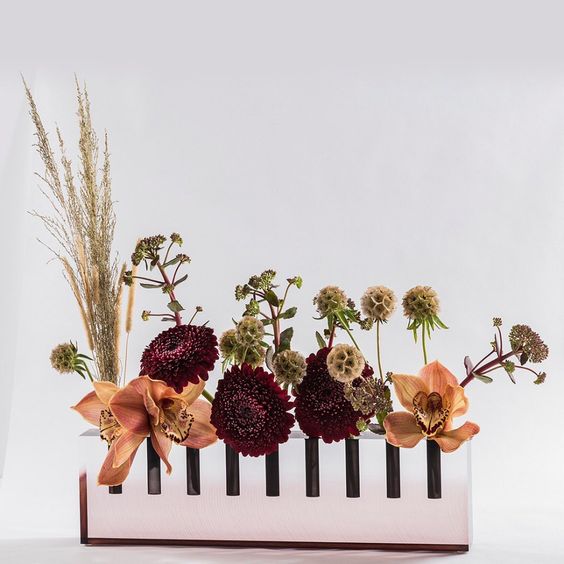 Modern acrylic menorah- Peace Love Light Shop