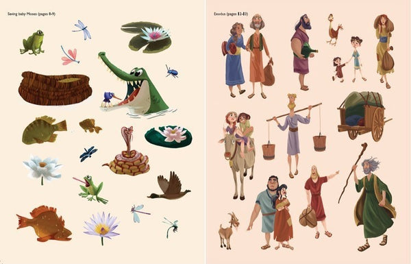 Passover 10 Felt Plague Masks, Designed by Boutique Studio In Israel
