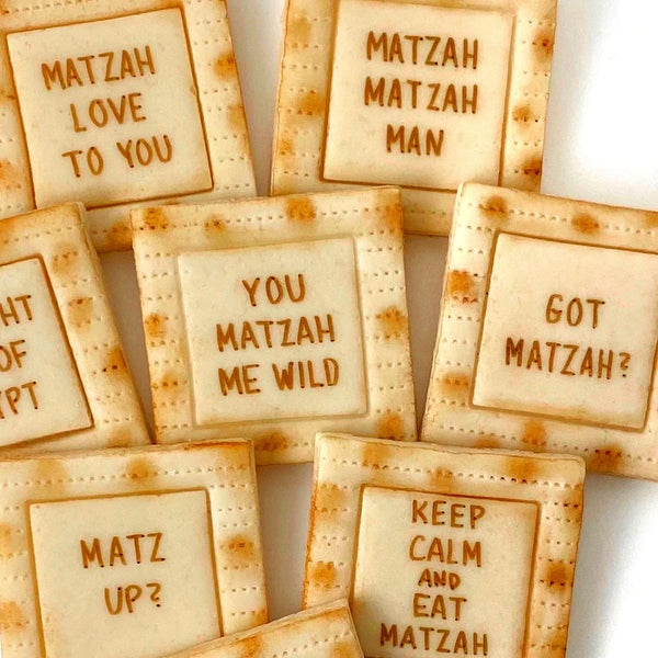 Marzipan matzah conversation tiles- Peace Love Light Shop