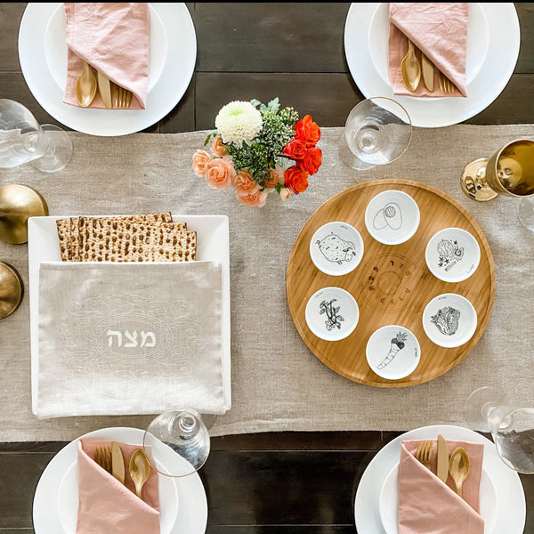 Passover Tablescape- Peace Love Light Shop