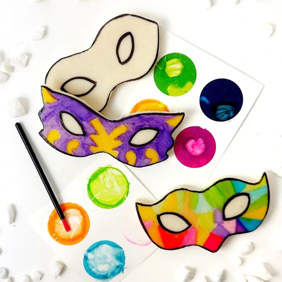 Purim Marzipan Paint Your Own Mask