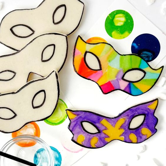 Purim Marzipan Paint Your Own Mask