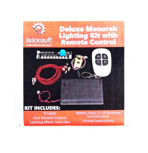 LED light kit LEGO menorahs- Peace Love Light Shop