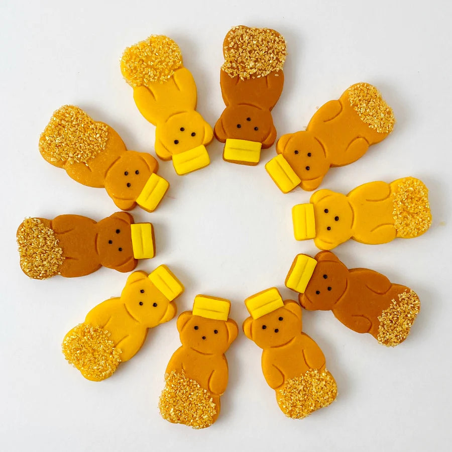 Rosh Hashanah Marzipan Sprinkle Honey Bears, Hostess Gift - Peace Love Light Shop