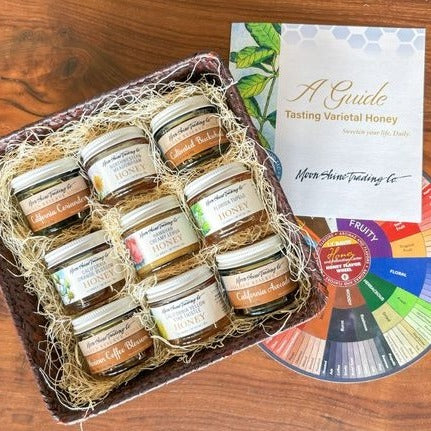Gourmet Honey Sampler Tasting Kit, Rosh Hashanah Gift.  Peace Love Light Shop