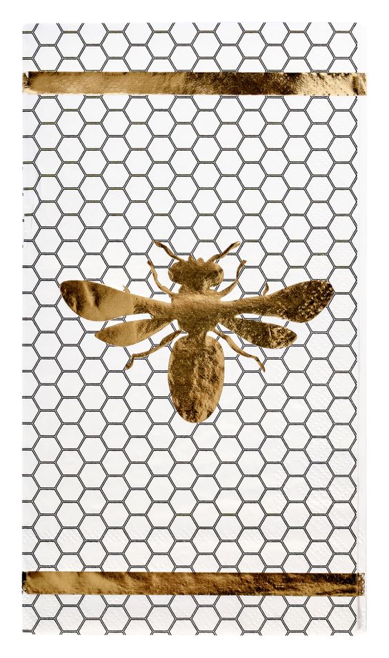 Rosh Hashanah Honeybee Paper Napkins- Peace Love Light Shop