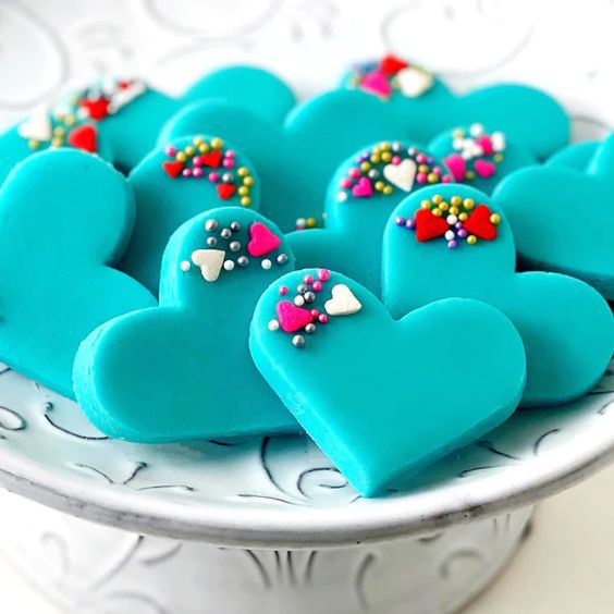 Valentines Marzipan Hearts, Gift- Peace Love Light Shop